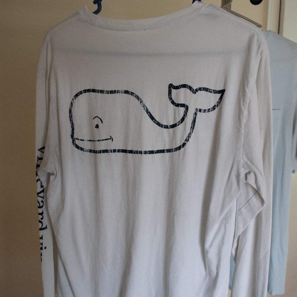 Vineyard Vines White Long Sleeve T-Shirt